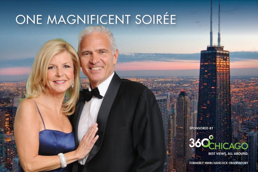 Handsome couple gets get green screen photo takeaway printed onsite