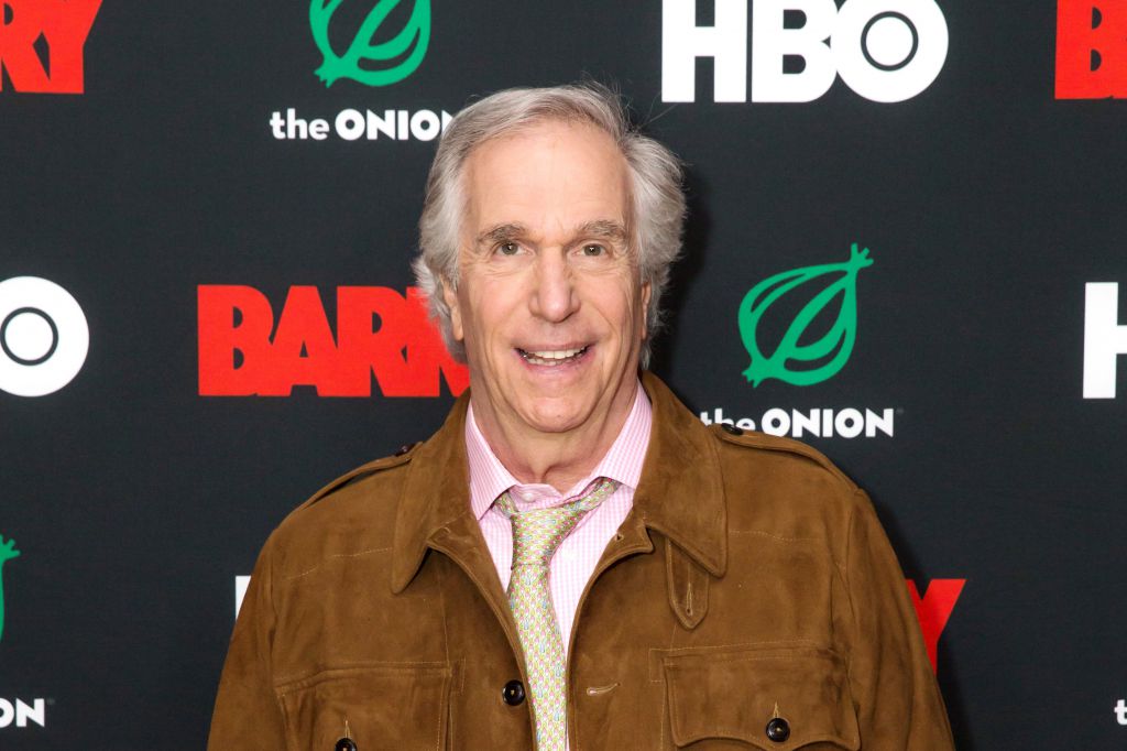 HBO advanced screening of "BARRY" step and repeat celebrity appearance of Henry Winkler
