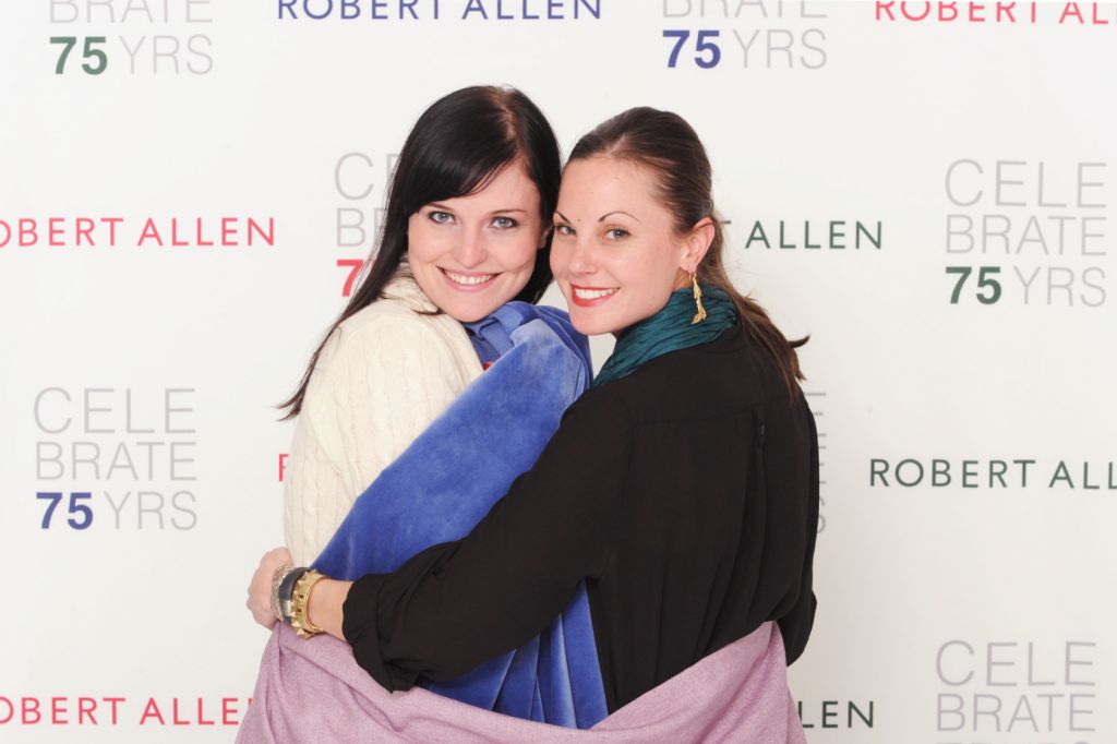 Step and repeat professional photos for Robert Allen 75th anniversary party