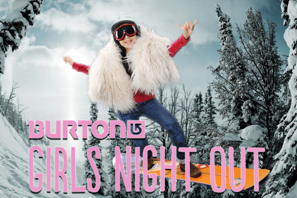 Burton Girls Night Out green screen photography