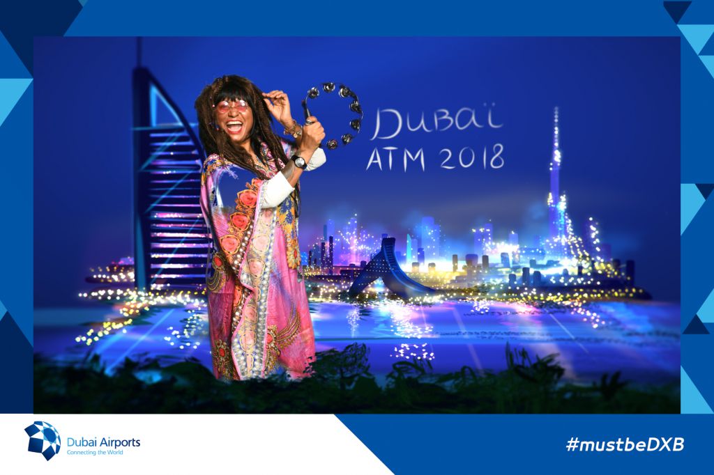 Dubai ATM 2018 green screen photography at tradeshow