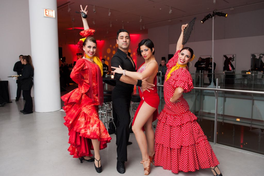 Flamenco dancers strut their stuff at corporate holiday party