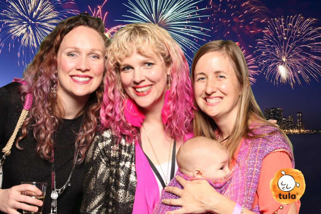 Baby Tula company uses green screen photo booth entertainment at Chicago tradeshow