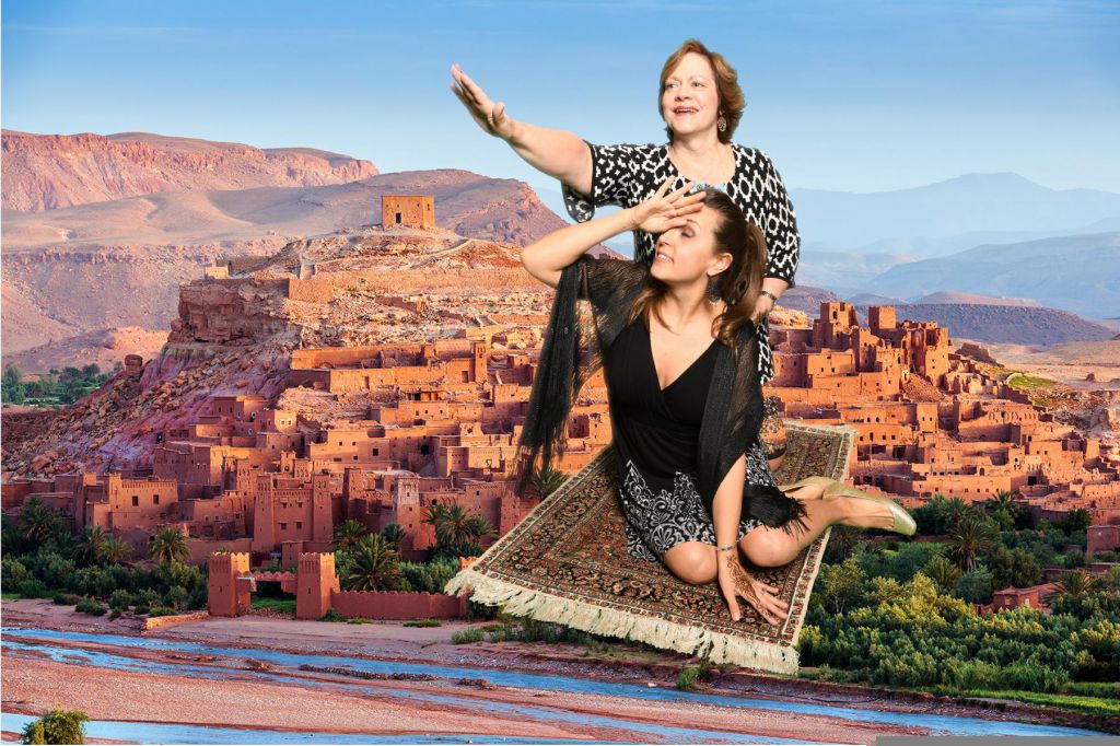 Feel the magic on the flying carpet, get photo giveaway printed onsite