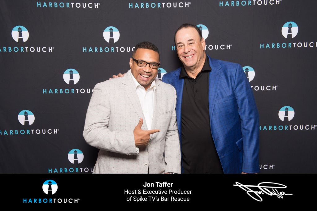 Step repeat photography with Jon Taffer at the NRA tradeshow McCormick Place Chicago