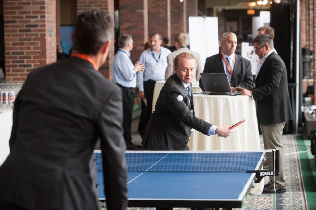 Ping Pong Champion of the Corporate Coffee Break